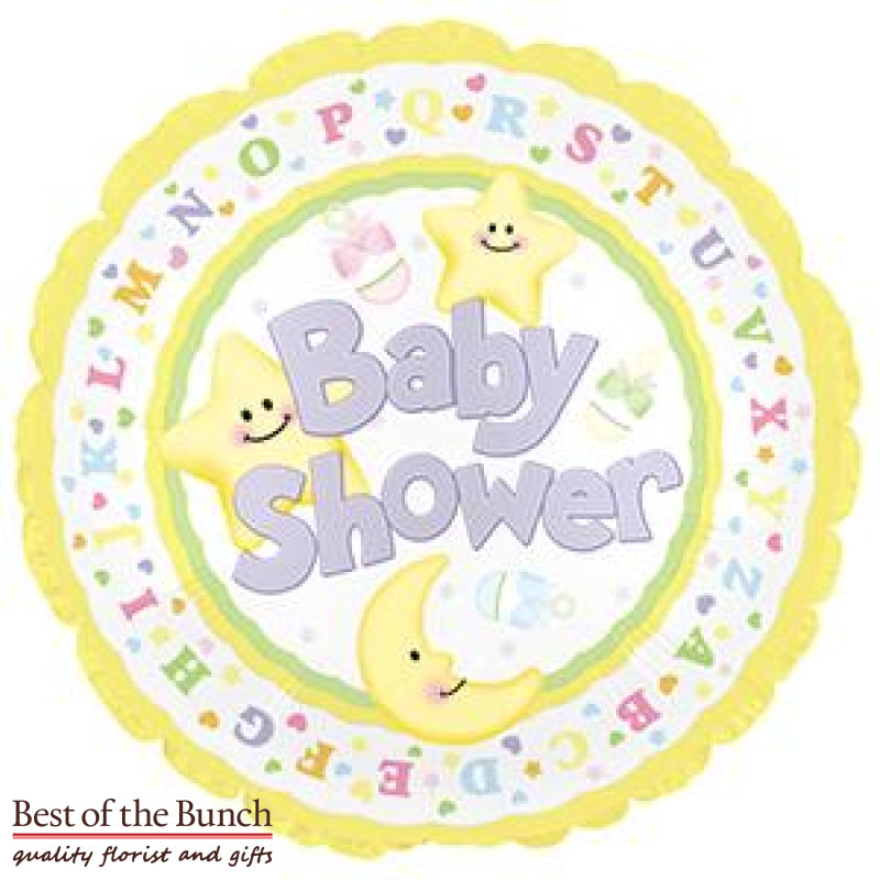 Baby Shower Foil Helium Balloon 45cm (18") - Best of the Bunch Florist Wellington