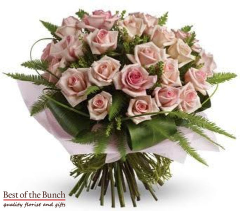 Flower Bouquet With Love Roses - Best of the Bunch Florist Wellington
