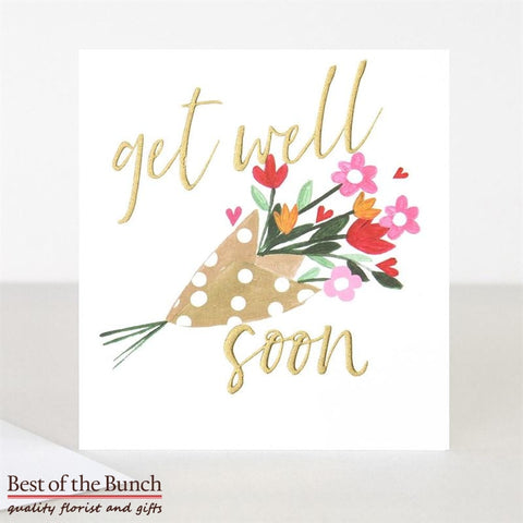 Get Well Soon Greeting Card - Best of the Bunch Florist Wellington