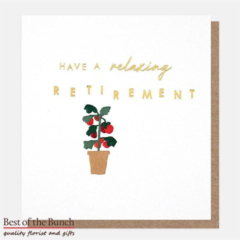 Happy Retirement Greeting Card - Best of the Bunch Florist Wellington