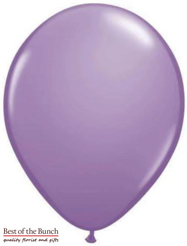 Light Purple Lilac Plain Latex Helium Balloon 28cm (11") - Best of the Bunch Florist Wellington