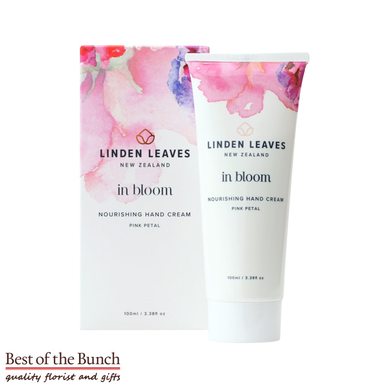 Pink Petal Hand Cream 100ml - Linden Leaves New Zealand - Best of the Bunch Florist Wellington