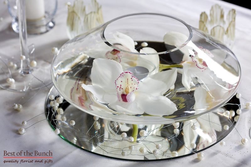 Table Flower Arrangement Aqua - Best of the Bunch Florist Wellington