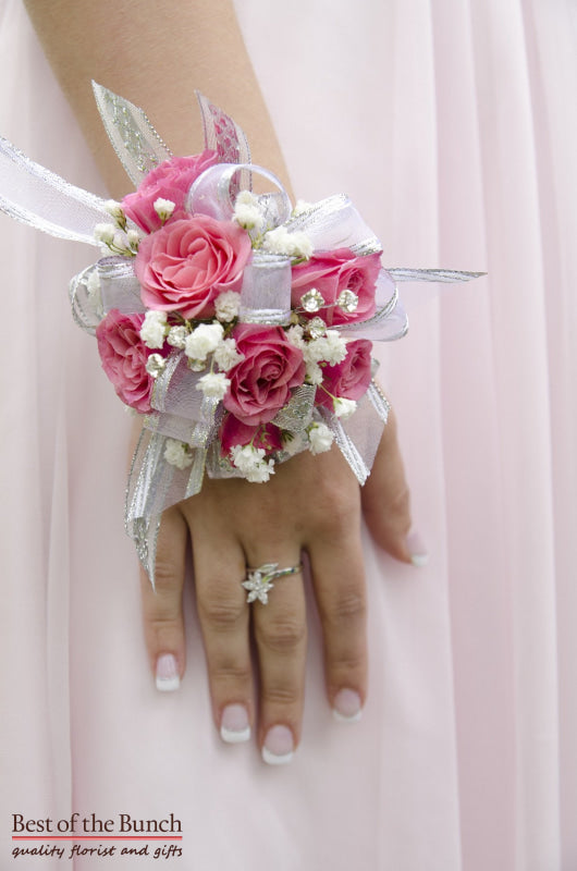 Wrist Corsage Blushing - Best of the Bunch Florist Wellington