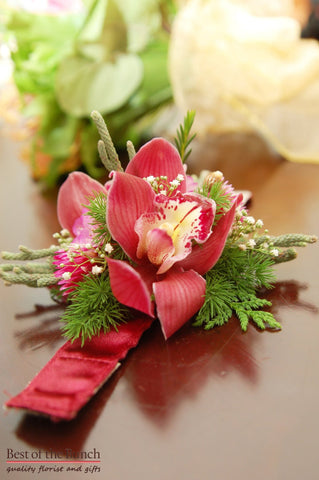 Wrist Corsage Ruby - Best of the Bunch Florist Wellington
