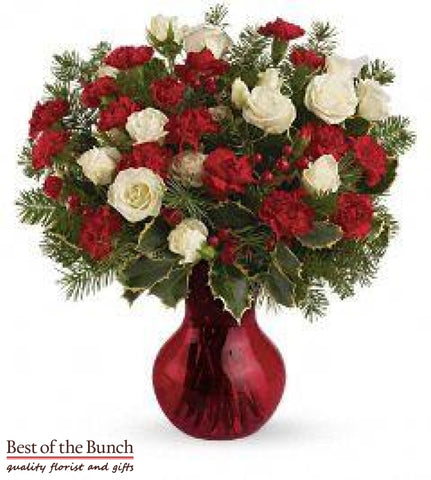 Christmas Bouquet Gather Round - Best of the Bunch Florist Wellington