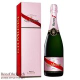 French Champagne - Mumm Cordon Rouge Brut Rose NV - Delivered In A Gift Box - Best of the Bunch Florist Wellington