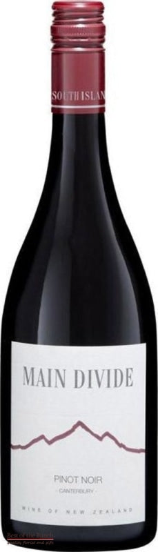 Main Divide North Canterbury Pinot Noir - Wine Delivered In A Wine Gift Bag / Box - Best of the Bunch Florist Wellington