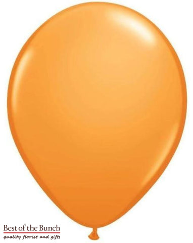 Orange Plain Latex Helium Balloon 28cm (11") - Best of the Bunch Florist Wellington