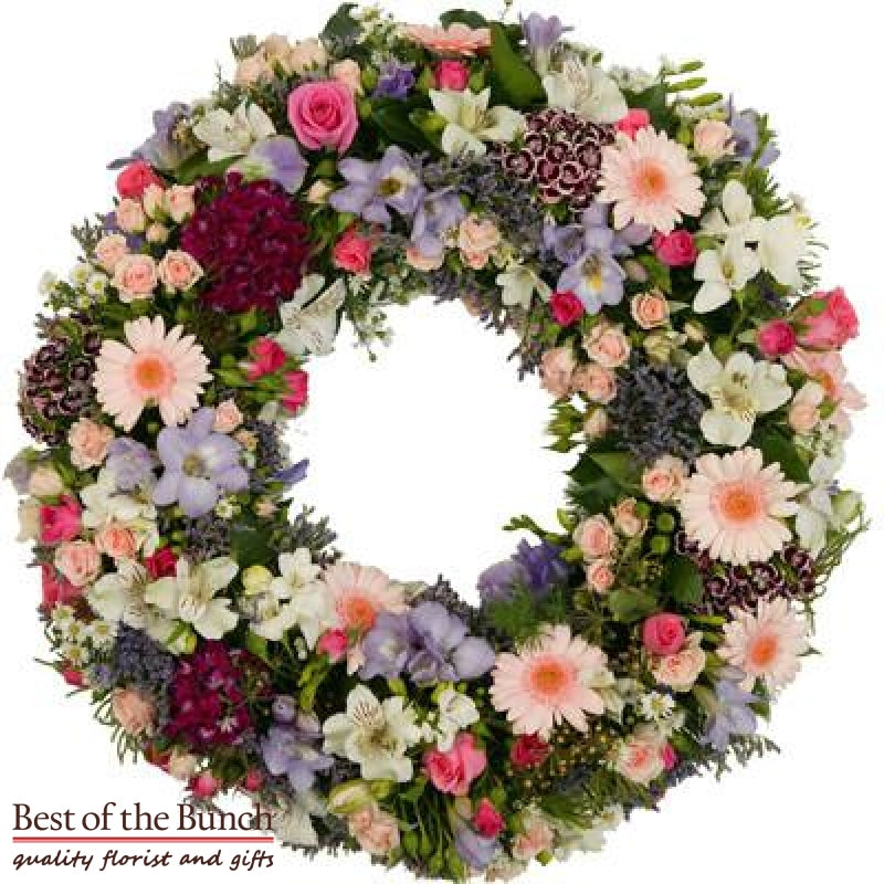 Wreath Sympathy Floral - Best of the Bunch Florist Wellington