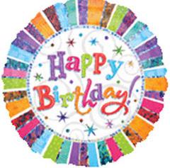 Happy Birthday Helium Balloons