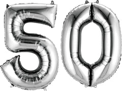 Milestone Birthday &amp; Anniversary Helium Balloons