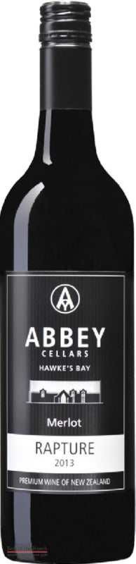 Abbey Cellars Rapture Hawke's Bay Merlot - Wine Delivered In A Wine Gift Bag / Box - Best of the Bunch Florist Wellington