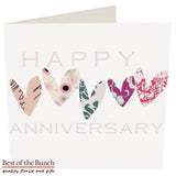 Anniversary Greeting Card - Best of the Bunch Florist Wellington
