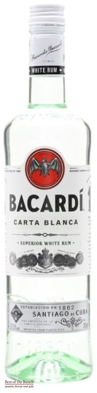 Bacardi White Rum Carta Blanca - Best of the Bunch Florist Wellington