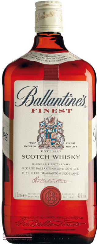 Ballantines Whisky - Blended Scotch Whisky - Delivered In A Gift Box - Best of the Bunch Florist Wellington