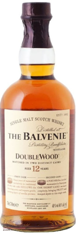 Balvenie 'Doublewood' 12 Year Old - Single Malt Scotch Whisky - Delivered In A Gift Box - Best of the Bunch Florist Wellington