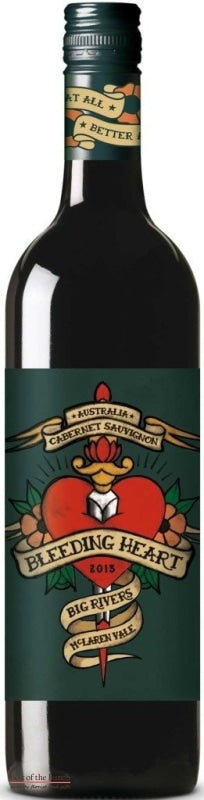 Bleeding Heart McLaren Vale Australian Cabernet Sauvignon - Wine Delivered In A Wine Gift Bag / Box - Best of the Bunch Florist Wellington