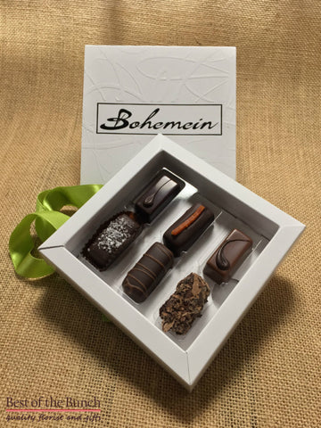 Bohemein of Wellington Fresh Hand Made Chocolates New Zealand - 6 Piece Box (Gluten Free) - Best of the Bunch Florist Wellington