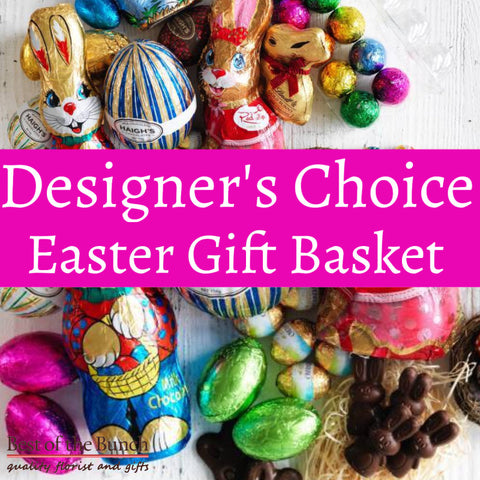 Designers Choice Easter Gift Basket - Best of the Bunch Florist Wellington