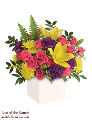 Flower Arrangement In A Box Wow - Flowers