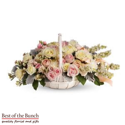 Flower Basket Sympathy Inspiration - Best of the Bunch Florist Wellington