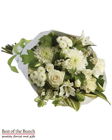 Flower Bouquet Sympathy Sheaf - Best of the Bunch Florist Wellington