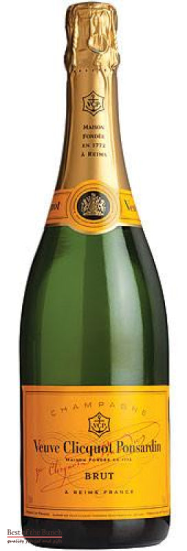 French Champagne - Veuve Clicquot Brut Yellow Label - Delivered In A Gift Box - Best of the Bunch Florist Wellington