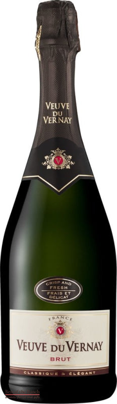 French Sparkling Wine - Veuve de Vernay France Brut - Wine Delivered In A Wine Gift Bag / Box - Best of the Bunch Florist Wellington