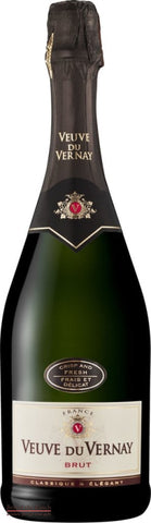 French Sparkling Wine - Veuve de Vernay France Brut - Wine Delivered In A Wine Gift Bag / Box - Best of the Bunch Florist Wellington