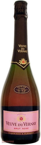 French Sparkling Wine - Veuve de Vernay France Brut Rose - Wine Delivered In A Wine Gift Bag / Box - Best of the Bunch Florist Wellington