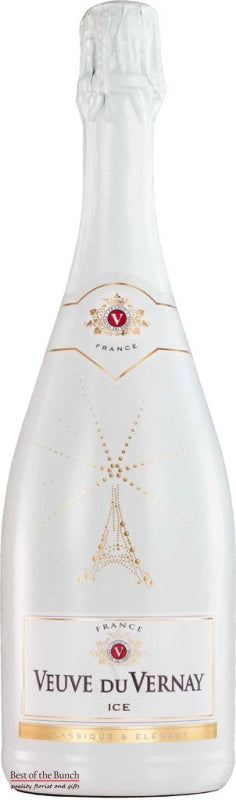 French Sparkling Wine - Veuve de Vernay France Ice Wine Demi-Sec- Wine Delivered In A Wine Gift Bag / Box - Best of the Bunch Florist Wellington
