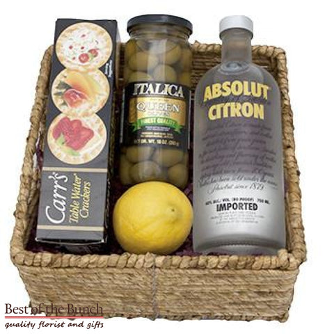 Gift Basket Absolut Vodka Mother Russia - Best of the Bunch Florist Wellington