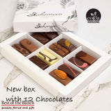 Gift Box 12 Handmade Chocolates & Champagne, Wine or Drinks - Best of the Bunch Florist Wellington
