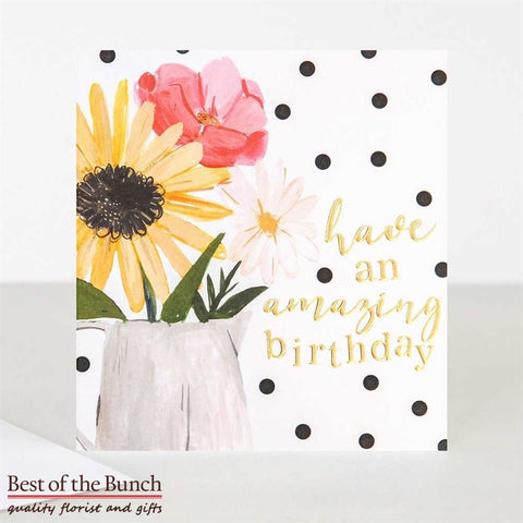 Happy Birthday Greeting Card - Female - Best of the Bunch Florist Wellington