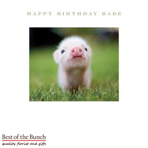 Happy Birthday Greeting Card - Romantic - Best of the Bunch Florist Wellington