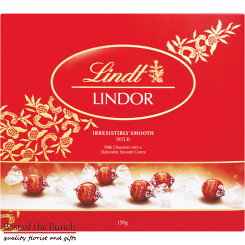 Lindt Swiss Chocolates - Lindt Lindor Milk Chocolate Box 150g - Best of the Bunch Florist Wellington