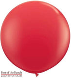 Red Round Latex Giant XXL Extra Large Helium Balloon 60cm (24") OR 90cm (36") - Best of the Bunch Florist Wellington