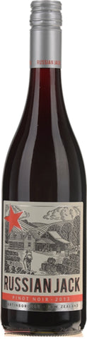 Russian Jack Martinborough Pinot Noir - Wine Delivered In A Wine Gift Bag / Box - Best of the Bunch Florist Wellington