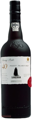 Sandeman Tawny Port 40 Year Old - Portugal (750ml) - Delivered In Original Presentation Gift Box - Best of the Bunch Florist Wellington