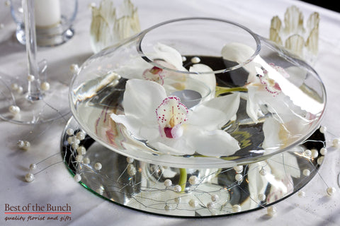 Table Flower Arrangement Aqua - Best of the Bunch Florist Wellington