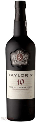 Taylors Tawny Port 10 Year Old - Portugal (750ml) - Delivered In A Gift Box - Best of the Bunch Florist Wellington