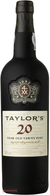 Taylors Tawny Port 20 Year Old - Portugal (750ml) - Delivered In A Gift Box - Best of the Bunch Florist Wellington