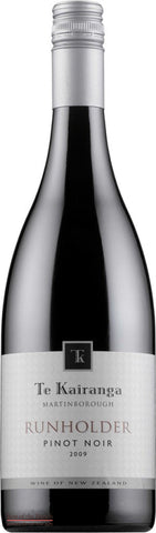 Te Kairanga Runholder Martinborough Pinot Noir - Wine Delivered In A Wine Gift Bag / Box - Best of the Bunch Florist Wellington