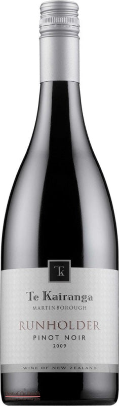 Te Kairanga Runholder Martinborough Pinot Noir - Wine Delivered In A Wine Gift Bag / Box - Best of the Bunch Florist Wellington