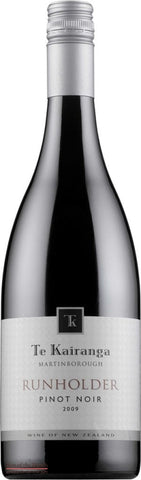 Te Kairanga Runholder Martinborough Pinot Noir - Wine Delivered In A Wine Gift Bag / Box - Best of the Bunch Florist Wellington