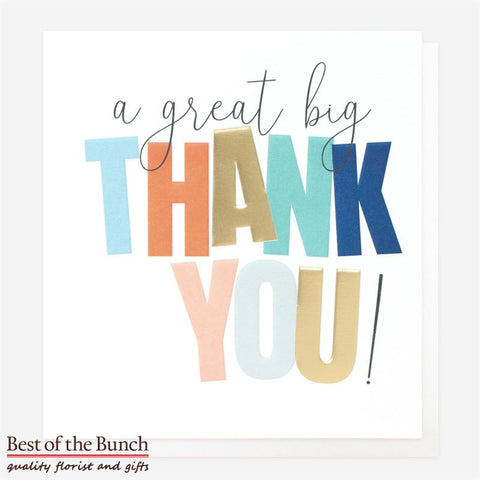 Thank You Greeting Card - Best of the Bunch Florist Wellington