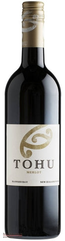 Tohu Hawke's Bay Merlot - Wine Delivered In A Wine Gift Bag / Box - Best of the Bunch Florist Wellington