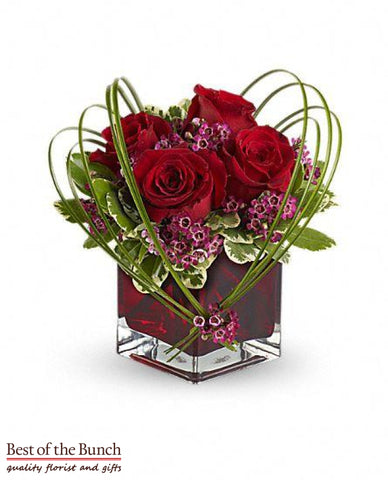 Valentine's Day Arrangement Sweet Thoughts - Best of the Bunch Florist Wellington