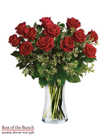 Valentine’s Day Flowers 12 Red Roses Flowers